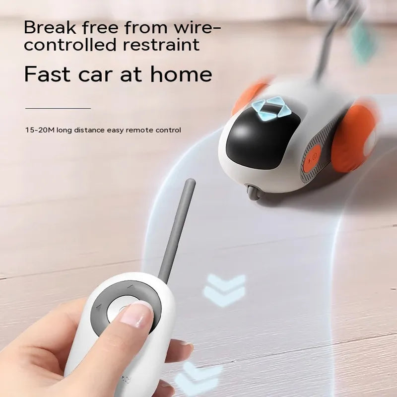 Smart Dual Mode Interactive Cat Car