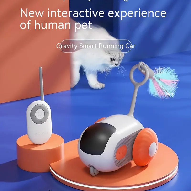 Smart Dual Mode Interactive Cat Car