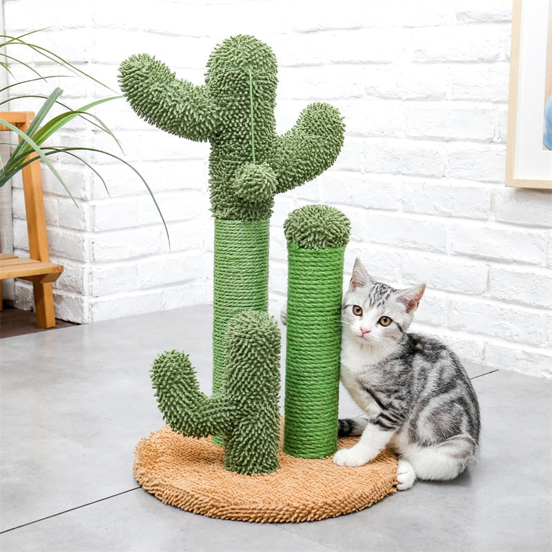 Cat's Cute Cactus Scratching Tree