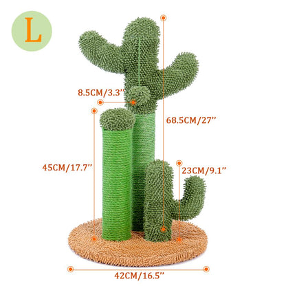 Cat's Cute Cactus Scratching Tree