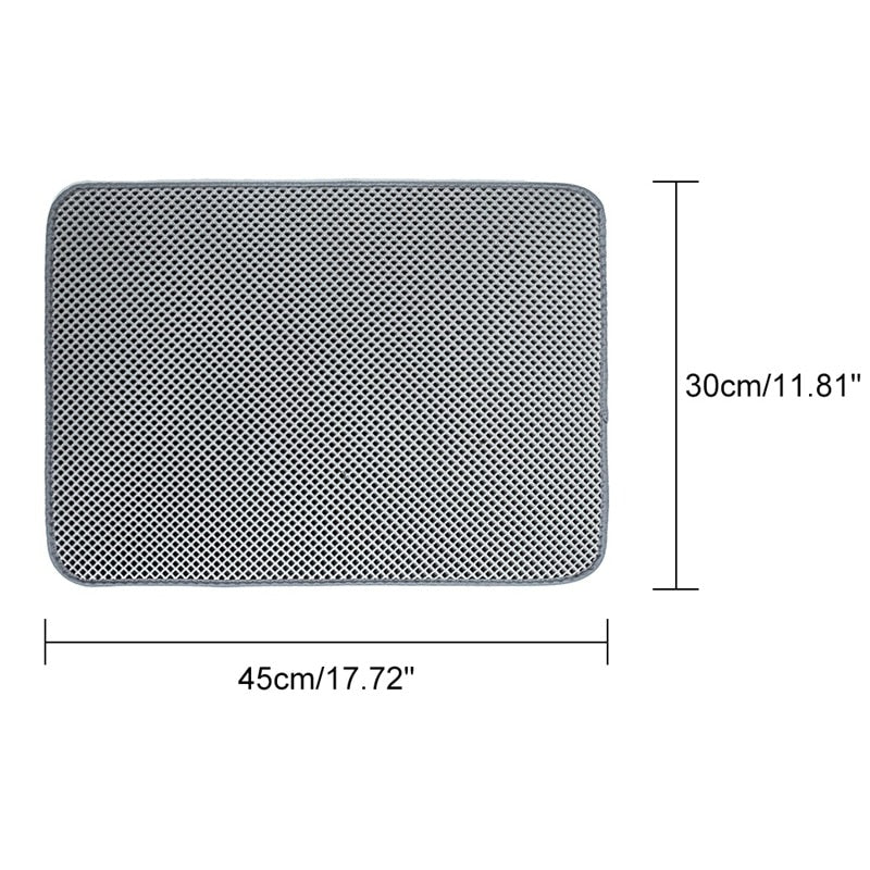 Double Layer Waterproof Pet Cat Litter Mat