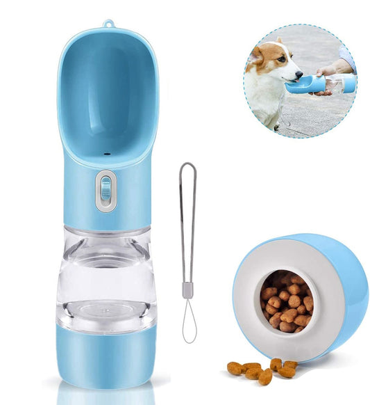 Cat & Dog Outdoor Water and Food Supplies Bottle