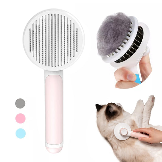 Pet Self-Cleaning Hair Comb