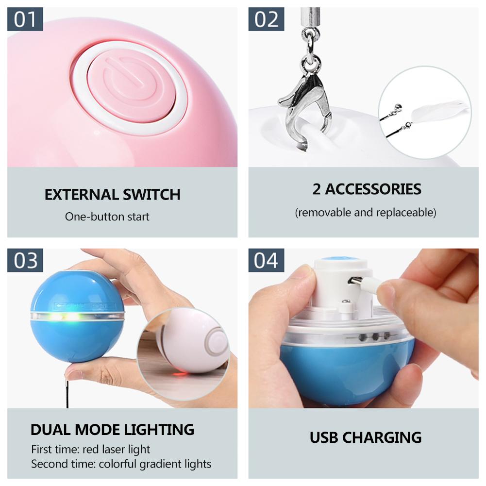 Colorful LED Self Rotating Ball