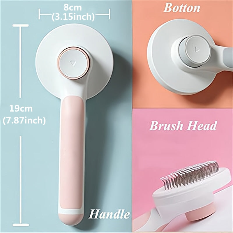 Pet Self-Cleaning Hair Comb