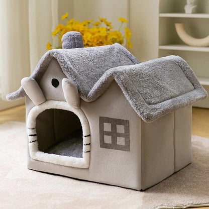 Plush Cat Bed House