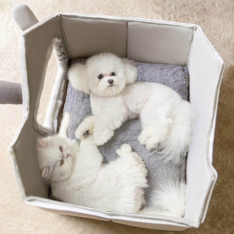 Plush Cat Bed House